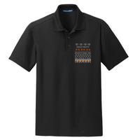 Deez Nuts Roasting On An Open Fire Ugly X-Mas Dry Zone Grid Polo