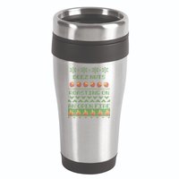 Deez Nuts Roasting On An Open Fire Ugly X-Mas 16oz Travel Tumbler