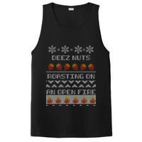 Deez Nuts Roasting On An Open Fire Ugly X-Mas PosiCharge Competitor Tank
