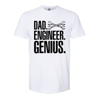 Dad Engineer Funny Mechanic Engineer Fathers Day Gift Softstyle® CVC T-Shirt