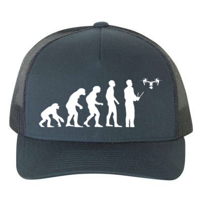 Drone Evolution Funny Quadcopter Drone Pilot Gift Yupoong Adult 5-Panel Trucker Hat