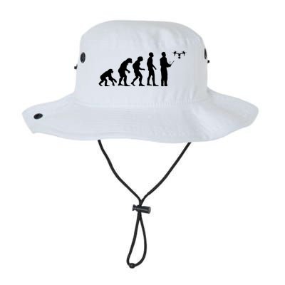 Drone Evolution Funny Quadcopter Drone Pilot Gift Legacy Cool Fit Booney Bucket Hat