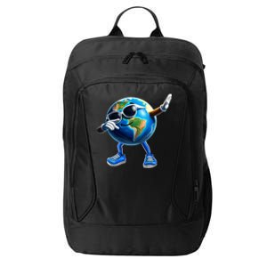 Dabbing Earth Funny Earth Day 2024 City Backpack