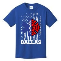 Dallas Emt Firefighter Great Gift Firefighter Emt Fire Cute Gift Kids T-Shirt