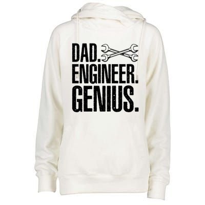 Dad Engineer Funny Mechanic Engineer FatherS Day Gift Womens Funnel Neck Pullover Hood