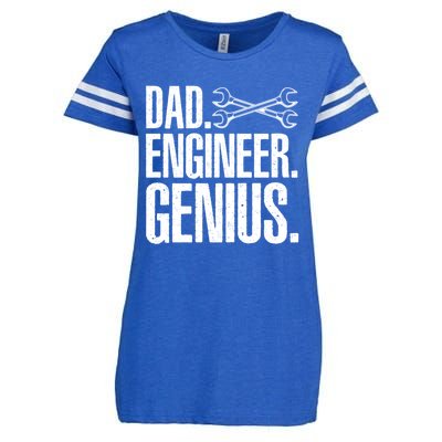 Dad Engineer Funny Mechanic Engineer FatherS Day Gift Enza Ladies Jersey Football T-Shirt