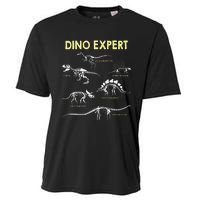 Dino Expert Future Paleontologist Dinosaur Fossil Bones Cooling Performance Crew T-Shirt