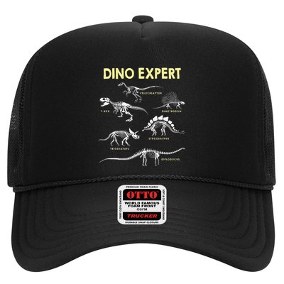 Dino Expert Future Paleontologist Dinosaur Fossil Bones Trucker Hat