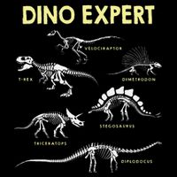 Dino Expert Future Paleontologist Dinosaur Fossil Bones Wool Snapback Cap