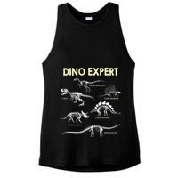 Dino Expert Future Paleontologist Dinosaur Fossil Bones Ladies PosiCharge Tri-Blend Wicking Tank