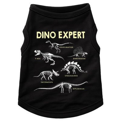 Dino Expert Future Paleontologist Dinosaur Fossil Bones Doggie Tank