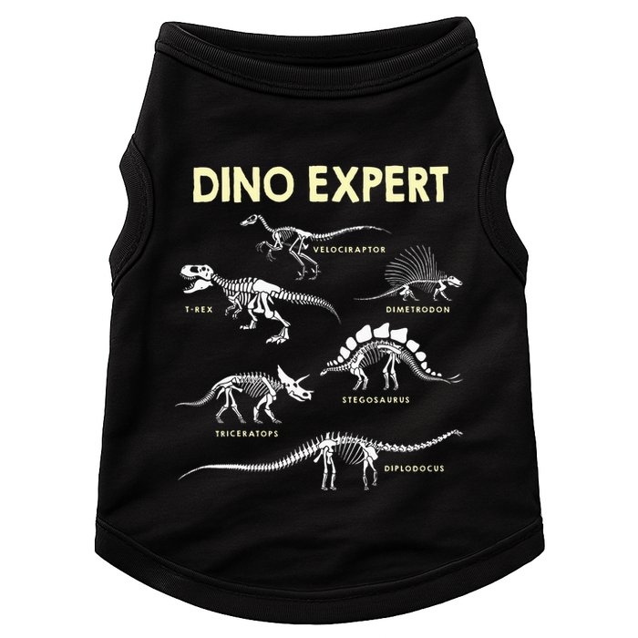 Dino Expert Future Paleontologist Dinosaur Fossil Bones Doggie Tank