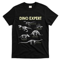 Dino Expert Future Paleontologist Dinosaur Fossil Bones T-Shirt