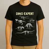 Dino Expert Future Paleontologist Dinosaur Fossil Bones T-Shirt
