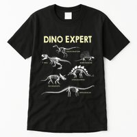 Dino Expert Future Paleontologist Dinosaur Fossil Bones Tall T-Shirt