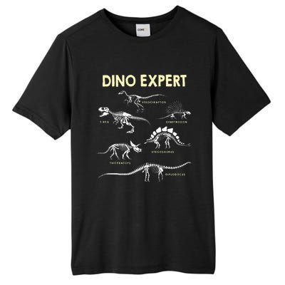 Dino Expert Future Paleontologist Dinosaur Fossil Bones Tall Fusion ChromaSoft Performance T-Shirt