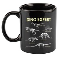 Dino Expert Future Paleontologist Dinosaur Fossil Bones 11oz C Handle Ceramic Mug