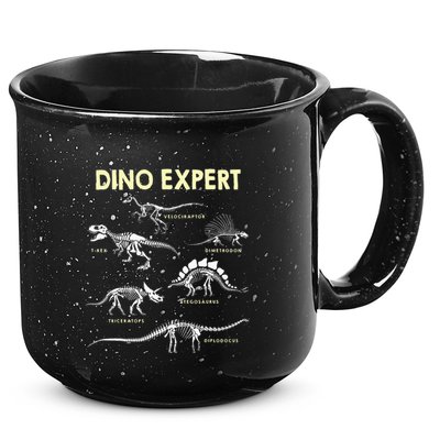 Dino Expert Future Paleontologist Dinosaur Fossil Bones 15oz Campfire Ceramic Mug