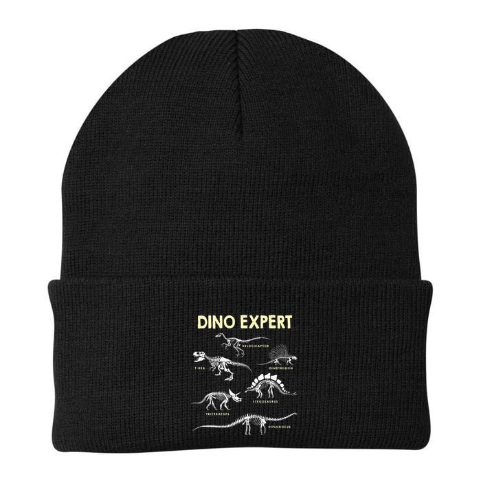 Dino Expert Future Paleontologist Dinosaur Fossil Bones Beanie