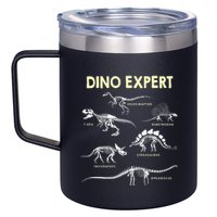 Dino Expert Future Paleontologist Dinosaur Fossil Bones 12oz Stainless Steel Coffee Mug