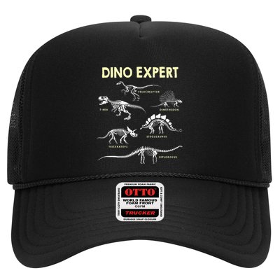 Dino Expert Future Paleontologist Dinosaur Fossil Bones Trucker Hat