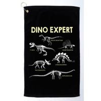 Dino Expert Future Paleontologist Dinosaur Fossil Bones Golf Towel