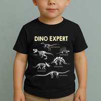 Dino Expert Future Paleontologist Dinosaur Fossil Bones Toddler T-Shirt