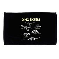 Dino Expert Future Paleontologist Dinosaur Fossil Bones Microfiber Hand Towel