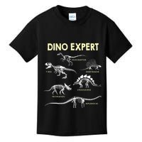 Dino Expert Future Paleontologist Dinosaur Fossil Bones Kids T-Shirt