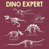 Dino Expert Future Paleontologist Dinosaur Fossil Bones 16oz Travel Tumbler