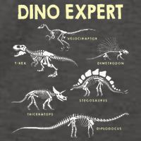 Dino Expert Future Paleontologist Dinosaur Fossil Bones Vector Backpack