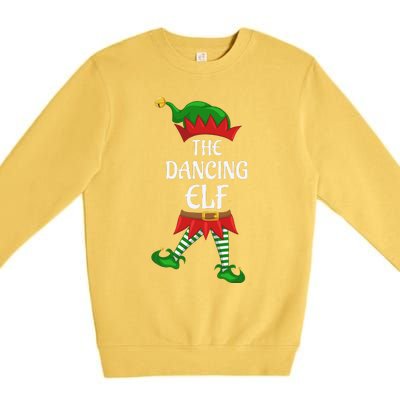 Dancing Elf Family Matching Group Christmas Party Premium Crewneck Sweatshirt