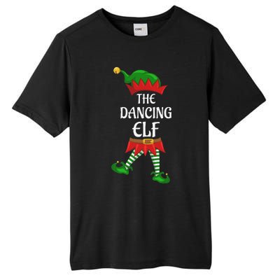 Dancing Elf Family Matching Group Christmas Party Tall Fusion ChromaSoft Performance T-Shirt