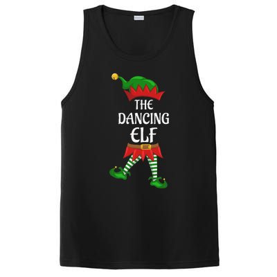 Dancing Elf Family Matching Group Christmas Party PosiCharge Competitor Tank