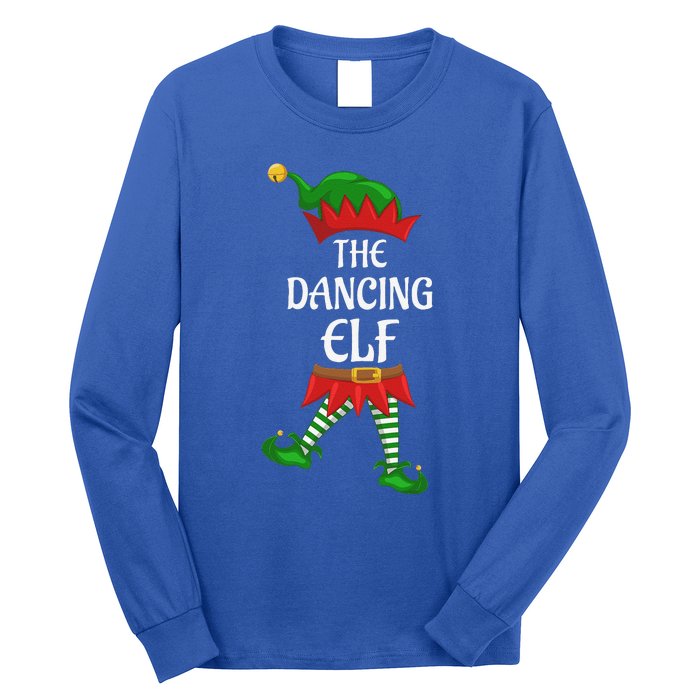 Dancing Elf Family Matching Group Christmas Party Long Sleeve Shirt