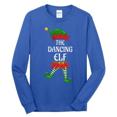 Dancing Elf Family Matching Group Christmas Party Tall Long Sleeve T-Shirt