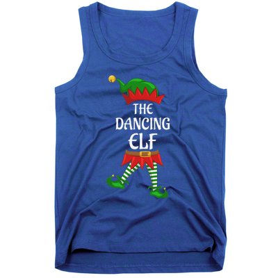 Dancing Elf Family Matching Group Christmas Party Tank Top