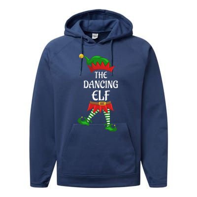 Dancing Elf Family Matching Group Christmas Party Performance Fleece Hoodie