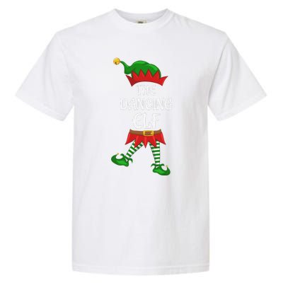 Dancing Elf Family Matching Group Christmas Party Garment-Dyed Heavyweight T-Shirt