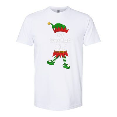 Dancing Elf Family Matching Group Christmas Party Softstyle CVC T-Shirt