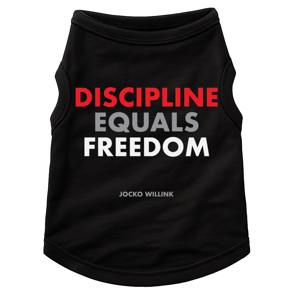 Discipline Equals Freedom Jocko Willink Doggie Tank