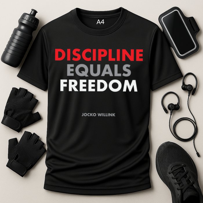Discipline Equals Freedom Jocko Willink Cooling Performance Crew T-Shirt