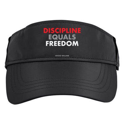 Discipline Equals Freedom Jocko Willink Adult Drive Performance Visor