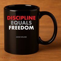 Discipline Equals Freedom Jocko Willink 11oz C Handle Ceramic Mug