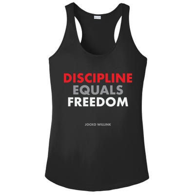 Discipline Equals Freedom Jocko Willink Ladies PosiCharge Competitor Racerback Tank