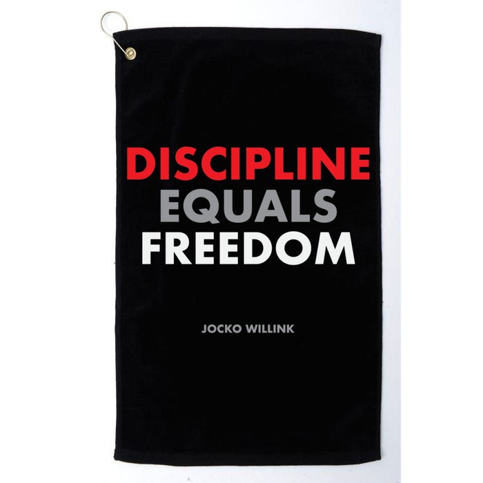Discipline Equals Freedom Jocko Willink Golf Towel
