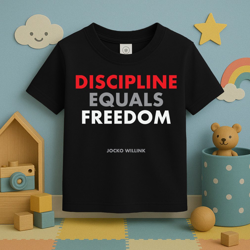 Discipline Equals Freedom Jocko Willink Toddler T-Shirt
