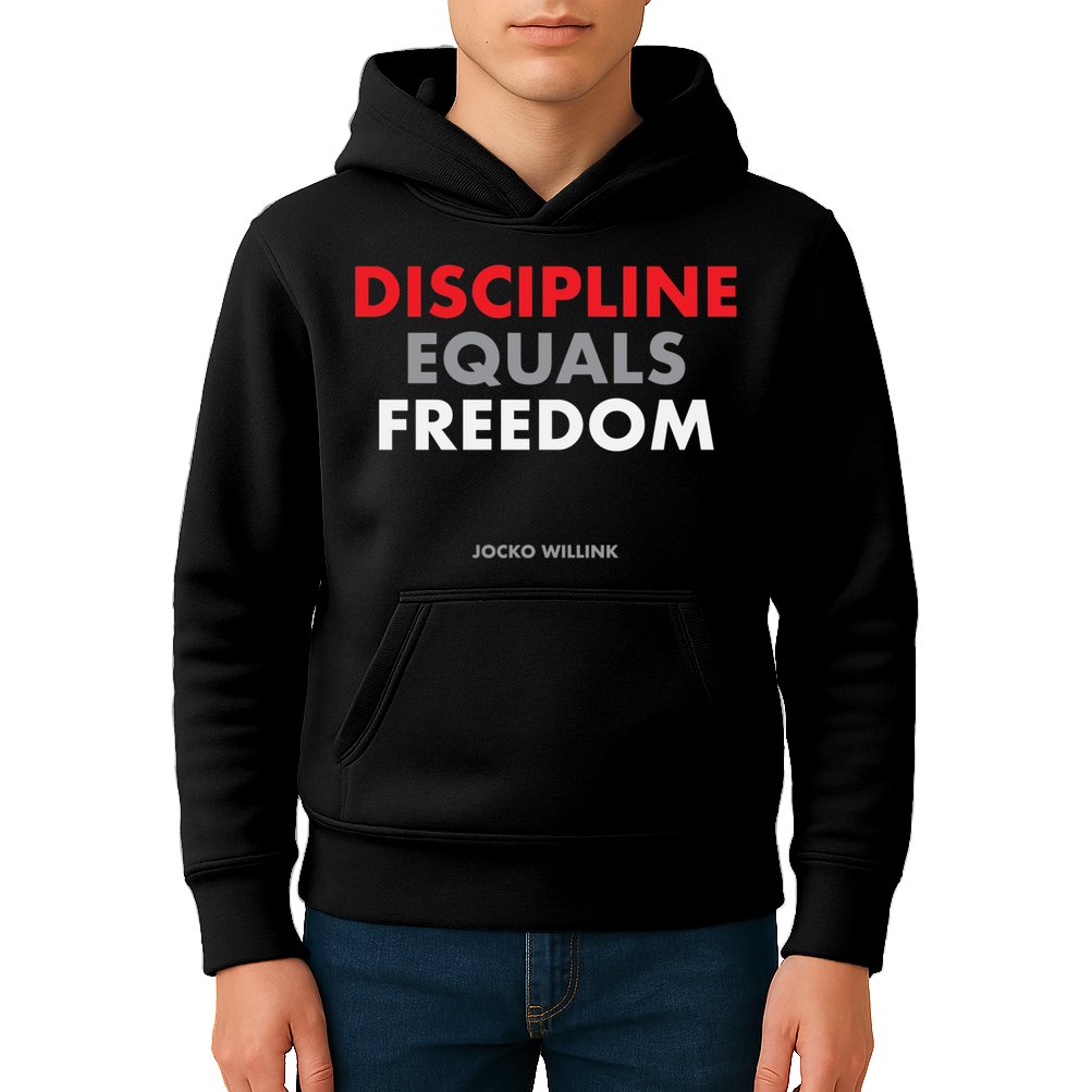 Discipline Equals Freedom Jocko Willink Kids Hoodie