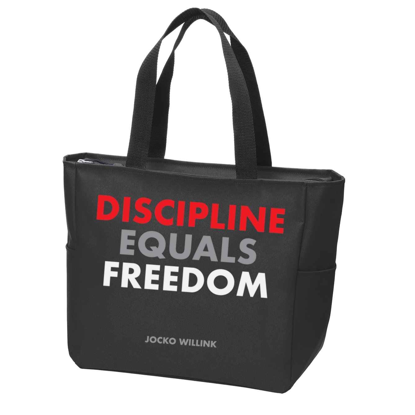Discipline Equals Freedom Jocko Willink Zip Tote Bag