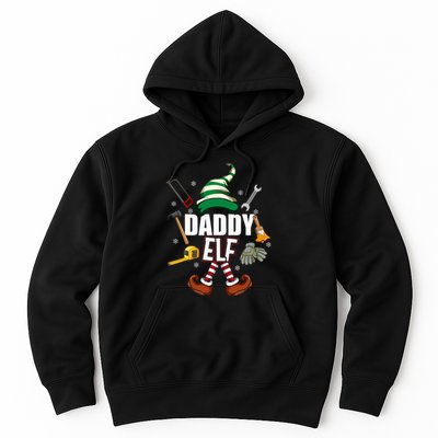 Daddy Elf Funny Christmas Gift Matching Family Pajama Hoodie